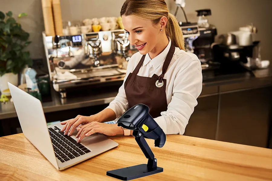 Adjustable Barcode Scanner Stand Holder for Zebra