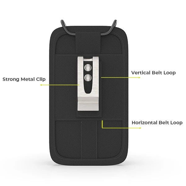 Rugged Motorola DEP 450 Radio Case with Snap Closure