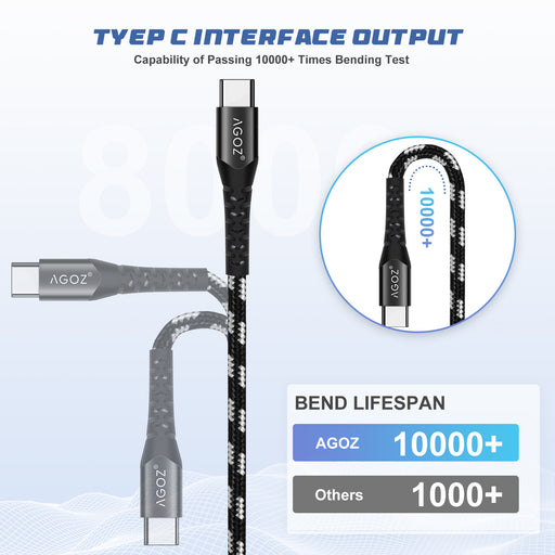 USB-C Fast Charger Cable for Zebra ET40 Tablet