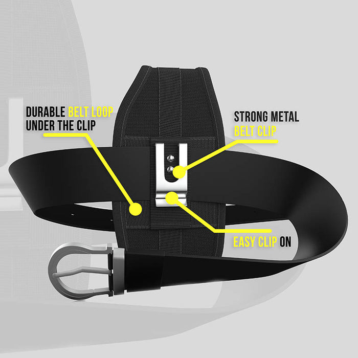 Heavy-Duty CAT Holster with Belt Clip and Loop