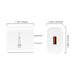 Wall Charger Adapter with USB-A to C Cable for Omnipod 5