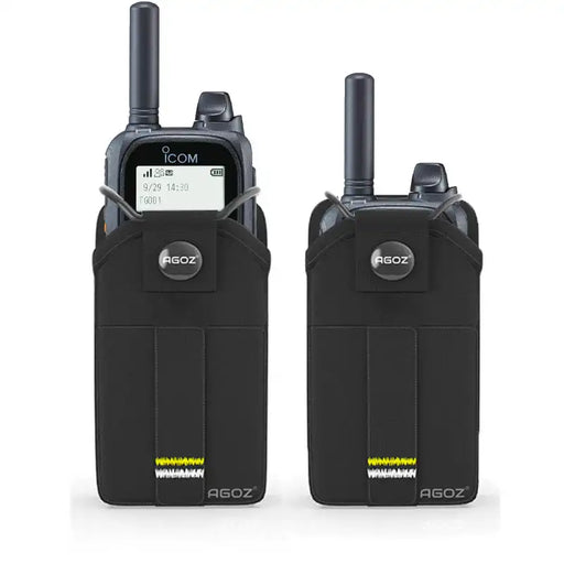 Durable Icom IP501H Radio Holster with Snap Closure