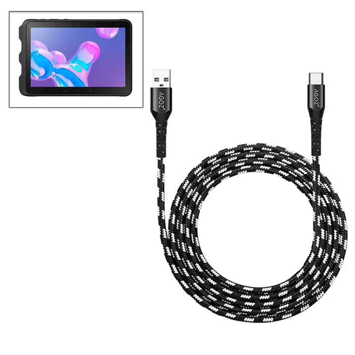 USB-C Cable Charger for Samsung Galaxy Tab Active4 Pro