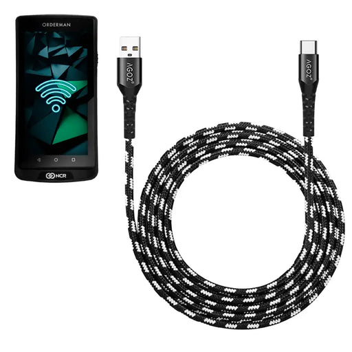 USB-C Fast Charger Cable for Orderman 5 Handheld POS