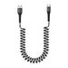 Coiled USB-C Fast Charging Cable for Zebra TC27 Scanner