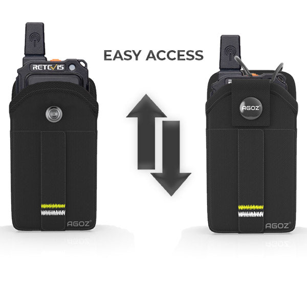 Rugged Case for Retevis RT19 Two Way Radio with Snap Closure